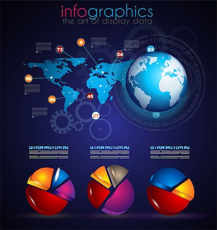 simsearch:400-08194697,k - Infographic Design Template with modern flat style. Ideal to display data and for product ranking or generic classification of items. Stock Photo - Budget Royalty-Free & Subscription, Code: 400-07262765