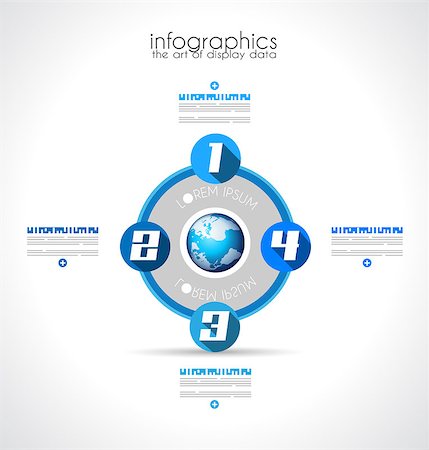 simsearch:400-08194697,k - Infographic Design Template with modern flat style. Ideal to display data and for product ranking or generic classification of items. Stock Photo - Budget Royalty-Free & Subscription, Code: 400-07262761