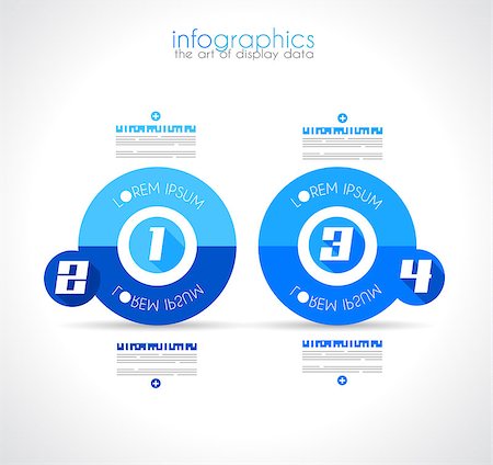 simsearch:400-08194697,k - Infographic Design Template with modern flat style. Ideal to display data and for product ranking or generic classification of items. Stock Photo - Budget Royalty-Free & Subscription, Code: 400-07262763