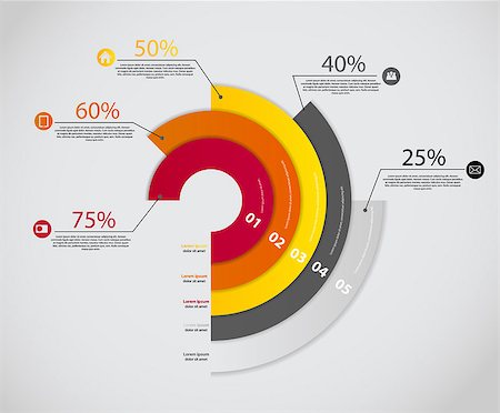 Infographic business template vector illustration Stock Photo - Budget Royalty-Free & Subscription, Code: 400-07262985