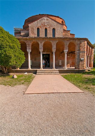 simsearch:400-07272498,k - Venice Italy Torcello Cathedral of Santa Maria Assunta view Stock Photo - Budget Royalty-Free & Subscription, Code: 400-07263615