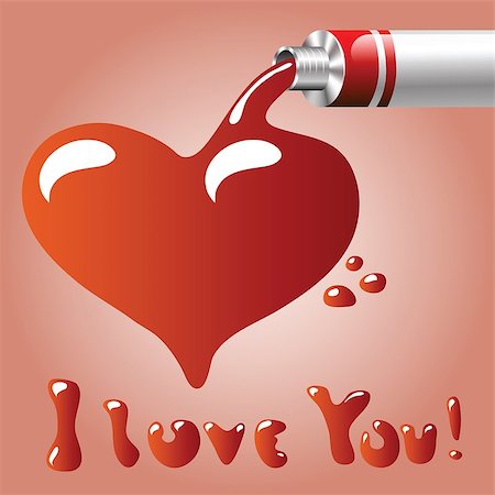 simsearch:400-07326110,k - colorful illustration with oil paint heart  for your design Stock Photo - Budget Royalty-Free & Subscription, Code: 400-07263653