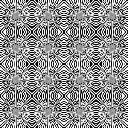 simsearch:400-07631184,k - Design seamless monochrome wave pattern. Spiral textured background. Vector art Stockbilder - Microstock & Abonnement, Bildnummer: 400-07277254