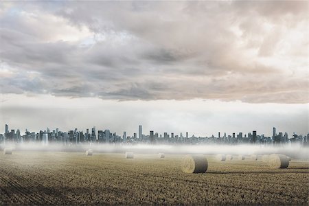 simsearch:400-04026987,k - Large city on the horizon Stock Photo - Budget Royalty-Free & Subscription, Code: 400-07272209