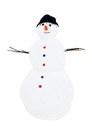 funny freezing cold photos - snow man standing close up Stock Photo - Budget Royalty-Free & Subscription, Code: 400-07272454