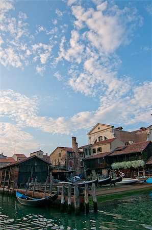 simsearch:400-07272498,k - San trovaso "squero " in Venice Italy is the place where gondolas and other boat are build and repaired Stock Photo - Budget Royalty-Free & Subscription, Code: 400-07272487