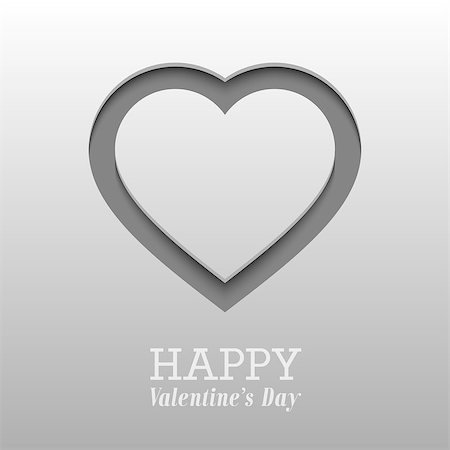 simsearch:400-08625440,k - Valentines day card with heart. Vector illustration. Stock Photo - Budget Royalty-Free & Subscription, Code: 400-07272650