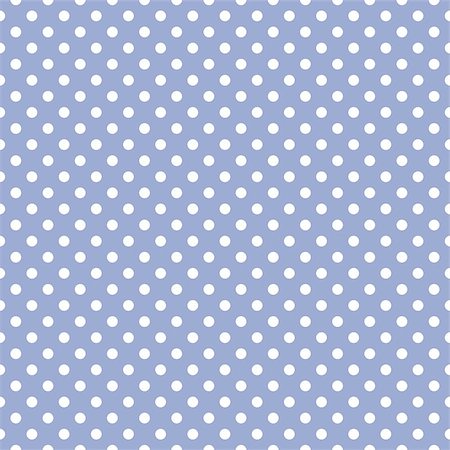 simsearch:400-07428310,k - Seamless vector pattern with white polka dots on a sweet pastel blue background. For desktop wallpaper and baby website design Stock Photo - Budget Royalty-Free & Subscription, Code: 400-07272666