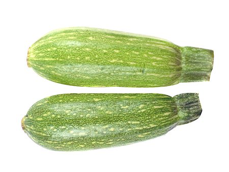 fresh zucchini fruits isolated on white background Stock Photo - Budget Royalty-Free & Subscription, Code: 400-07288495