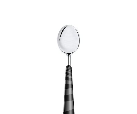 simsearch:824-07310346,k - metal spoon on white background Foto de stock - Super Valor sin royalties y Suscripción, Código: 400-07288828