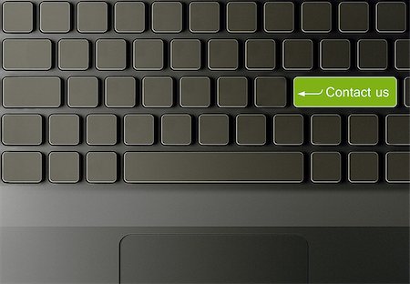 simsearch:400-04698351,k - Keyboard with contact us button, contact us concept Stock Photo - Budget Royalty-Free & Subscription, Code: 400-07288964