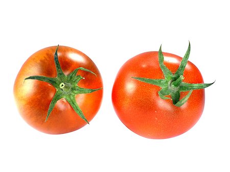 simsearch:400-07822704,k - Fresh Red tomatoes on white background Photographie de stock - Aubaine LD & Abonnement, Code: 400-07288976