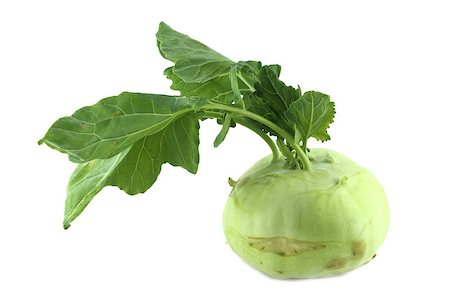 Cabbage kohlrabi on white background Photographie de stock - Aubaine LD & Abonnement, Code: 400-07289557