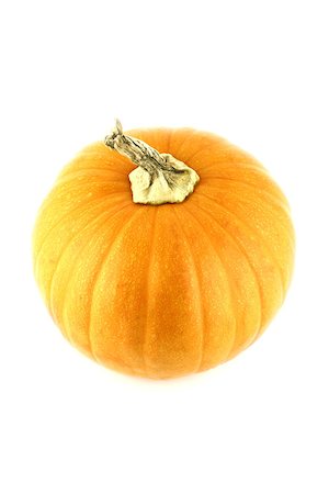 simsearch:614-03818705,k - piece of ripe pumpkin on a white background Fotografie stock - Microstock e Abbonamento, Codice: 400-07289558