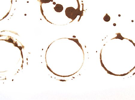 Coffee stains and splatters design  for grunge design. Stock Photo - Budget Royalty-Free & Subscription, Code: 400-07289987