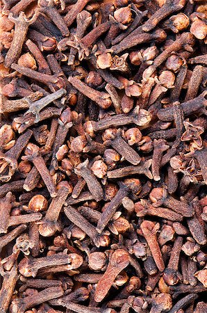 simsearch:633-01273283,k - A closeup of the pile of cloves Stock Photo - Budget Royalty-Free & Subscription, Code: 400-07295504