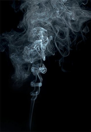 simsearch:400-04332303,k - Smoke on black background. Swirls and art Photographie de stock - Aubaine LD & Abonnement, Code: 400-07295608