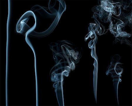 dynamic background fire - Smoke on black background. Swirls and art Stock Photo - Budget Royalty-Free & Subscription, Code: 400-07295602