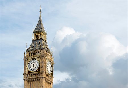 simsearch:400-04455302,k - Big Ben London. Dramatic cloudy sky background Fotografie stock - Microstock e Abbonamento, Codice: 400-07295618