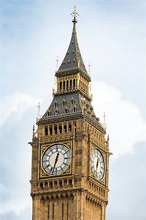 famous houses in uk - Big Ben London. Close up Stock Photo - Budget Royalty-Free & Subscription, Code: 400-07295619