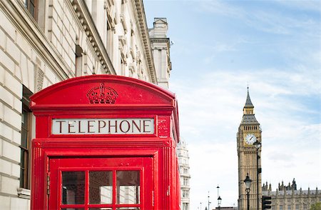 simsearch:400-07295620,k - Big ben and red phone cabine in London Fotografie stock - Microstock e Abbonamento, Codice: 400-07295626