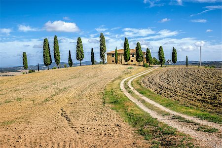 An image of a beautiful house in Tuscany Italy Stock Photo - Budget Royalty-Free & Subscription, Code: 400-07296320