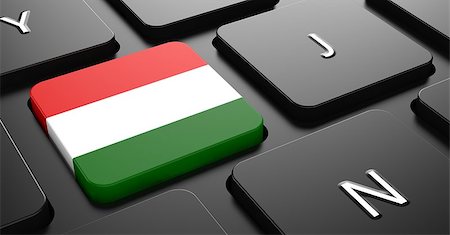 simsearch:400-07297651,k - Flag of Hungary - Button on Black Computer Keyboard. Stock Photo - Budget Royalty-Free & Subscription, Code: 400-07297639