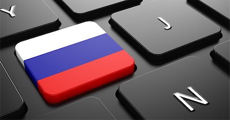 simsearch:400-07297651,k - Flag of Russia - Button on Black Computer Keyboard. Stock Photo - Budget Royalty-Free & Subscription, Code: 400-07297641