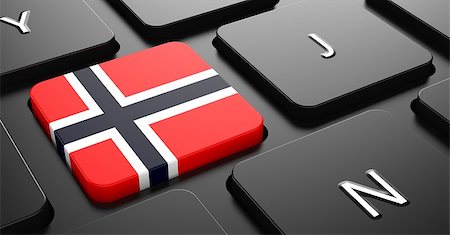 simsearch:400-07297651,k - Flag of Norway - Button on Black Computer Keyboard. Stock Photo - Budget Royalty-Free & Subscription, Code: 400-07297658