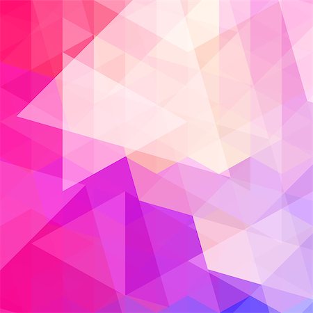 Abstract colorful triangle pattern background. Vector. Stock Photo - Budget Royalty-Free & Subscription, Code: 400-07297871