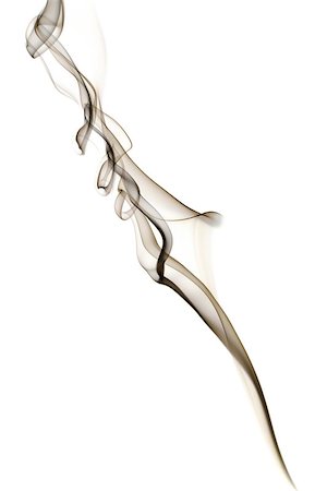 simsearch:400-07329912,k - The abstract figure of the smoke on a white background Photographie de stock - Aubaine LD & Abonnement, Code: 400-07297889