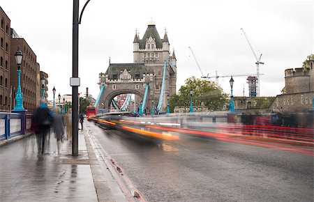 simsearch:400-07298271,k - London Tower bridge on sunset illuminated with different colors Photographie de stock - Aubaine LD & Abonnement, Code: 400-07298268