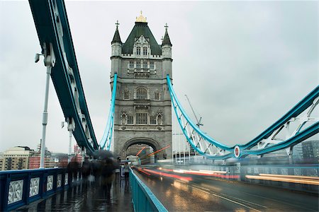 simsearch:400-07300900,k - London Tower bridge on sunset illuminated with different colors Stock Photo - Budget Royalty-Free & Subscription, Code: 400-07298288