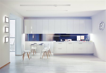 simsearch:400-08617018,k - modern kitchen interior. design concept Foto de stock - Super Valor sin royalties y Suscripción, Código: 400-07298638