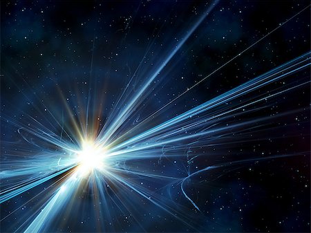 An image of a nice and colorful sunburst in space Stock Photo - Budget Royalty-Free & Subscription, Code: 400-07298932