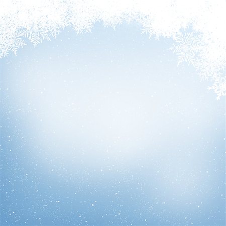 simsearch:400-07299338,k - Abstract blue and white christmas background with snowflakes Photographie de stock - Aubaine LD & Abonnement, Code: 400-07299284