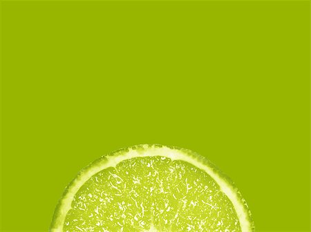 Slice of fresh green lime. Stock Photo - Budget Royalty-Free & Subscription, Code: 400-07290167