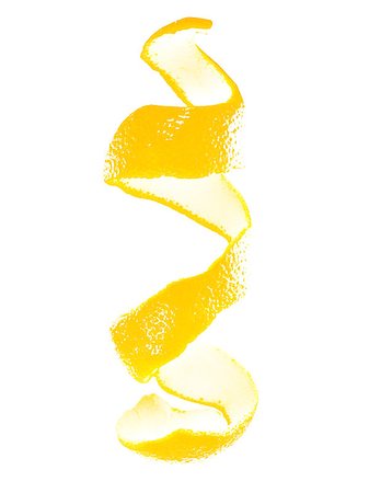 simsearch:400-04294971,k - Peel of an lemon isolated on white background Photographie de stock - Aubaine LD & Abonnement, Code: 400-07290161