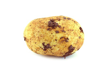 simsearch:400-04812261,k - potatoes on the white background Photographie de stock - Aubaine LD & Abonnement, Code: 400-07290426