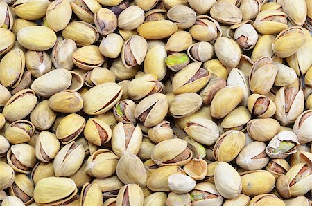 pistachio kernel - imposed a bunch of pistachios on a white background Stock Photo - Budget Royalty-Free & Subscription, Code: 400-07291333