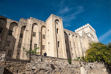 simsearch:400-04361722,k - Walls of pope's palace, Avignon, France Stock Photo - Budget Royalty-Free & Subscription, Code: 400-07291646