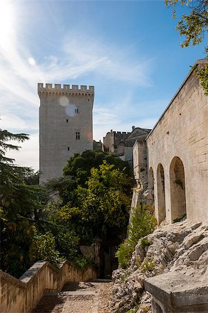 simsearch:862-06541698,k - Pope's palace tower in sunlight, Avignon, France Photographie de stock - Aubaine LD & Abonnement, Code: 400-07291648