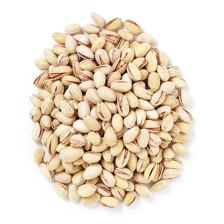 simsearch:400-06556120,k - roasted salty pistachios nuts, isolated on white background Fotografie stock - Microstock e Abbonamento, Codice: 400-07293616