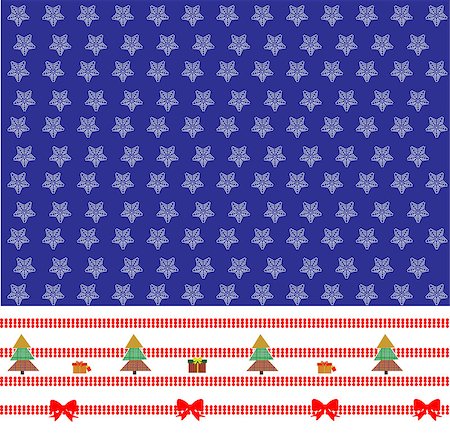 Christmas Tree on the American flag Stock Photo - Budget Royalty-Free & Subscription, Code: 400-07293687
