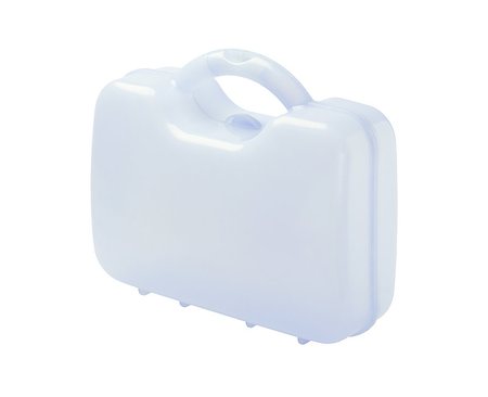 empty suitcase - Plastic Storage Case On White Background Foto de stock - Super Valor sin royalties y Suscripción, Código: 400-07293716