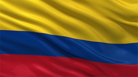 simsearch:400-08050839,k - Flag of Colombia waving in the wind Stock Photo - Budget Royalty-Free & Subscription, Code: 400-07293945