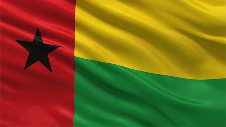 simsearch:400-07293975,k - Flag of Guiness Bissau waving in the wind Stock Photo - Budget Royalty-Free & Subscription, Code: 400-07293977