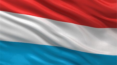 simsearch:400-07293975,k - Flag of Luxembourg waving in the wind Stock Photo - Budget Royalty-Free & Subscription, Code: 400-07293998