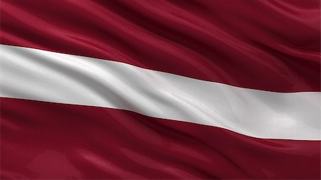 simsearch:400-07293975,k - Flag of Latvia waving in the wind Stock Photo - Budget Royalty-Free & Subscription, Code: 400-07293993