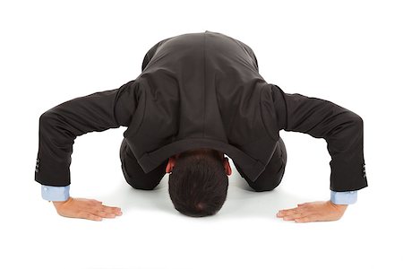 simsearch:400-04333650,k - businessman apologize with japanese kneeling position Stock Photo - Budget Royalty-Free & Subscription, Code: 400-07304011